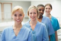 Four female nurses