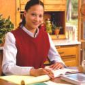 Student with books