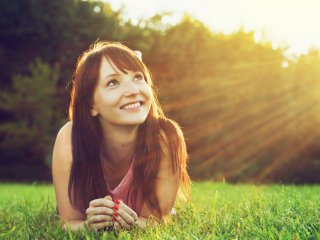 Young woman smiling 